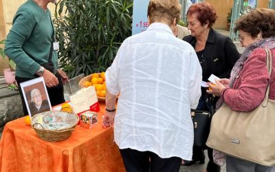 Laghet: Nombreuses ventes de fruits et du livre « Il suffit d’aimer pour préserver la vie «  de Muriel Tran Ercolano